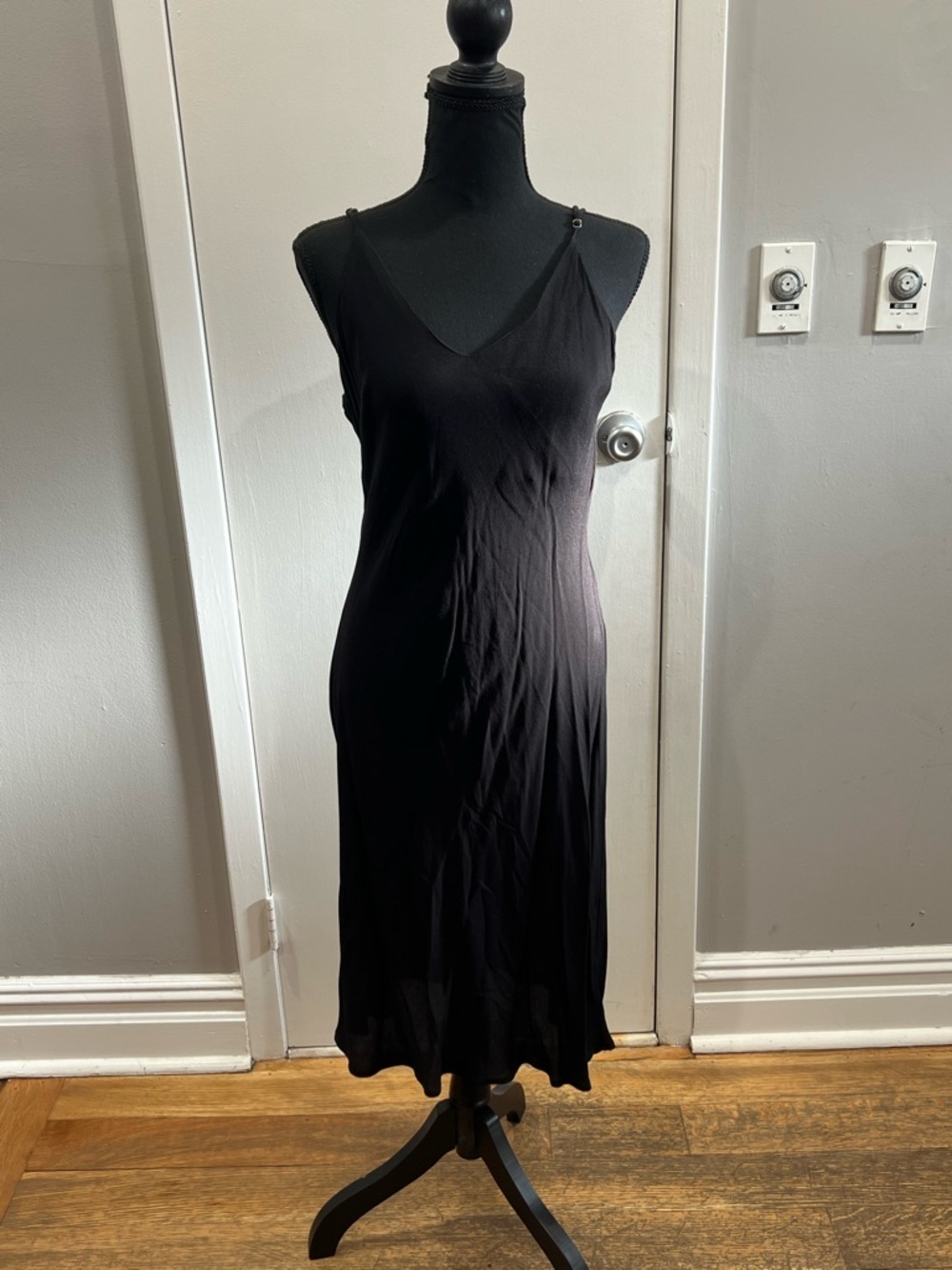 Becool Black slip dress
